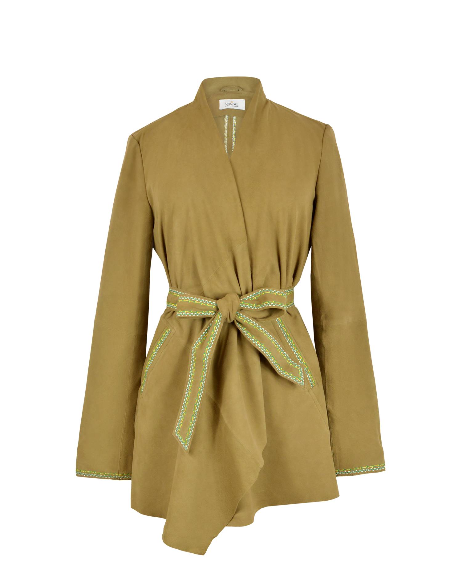 WILD SUEDE JACKET - OLIVE