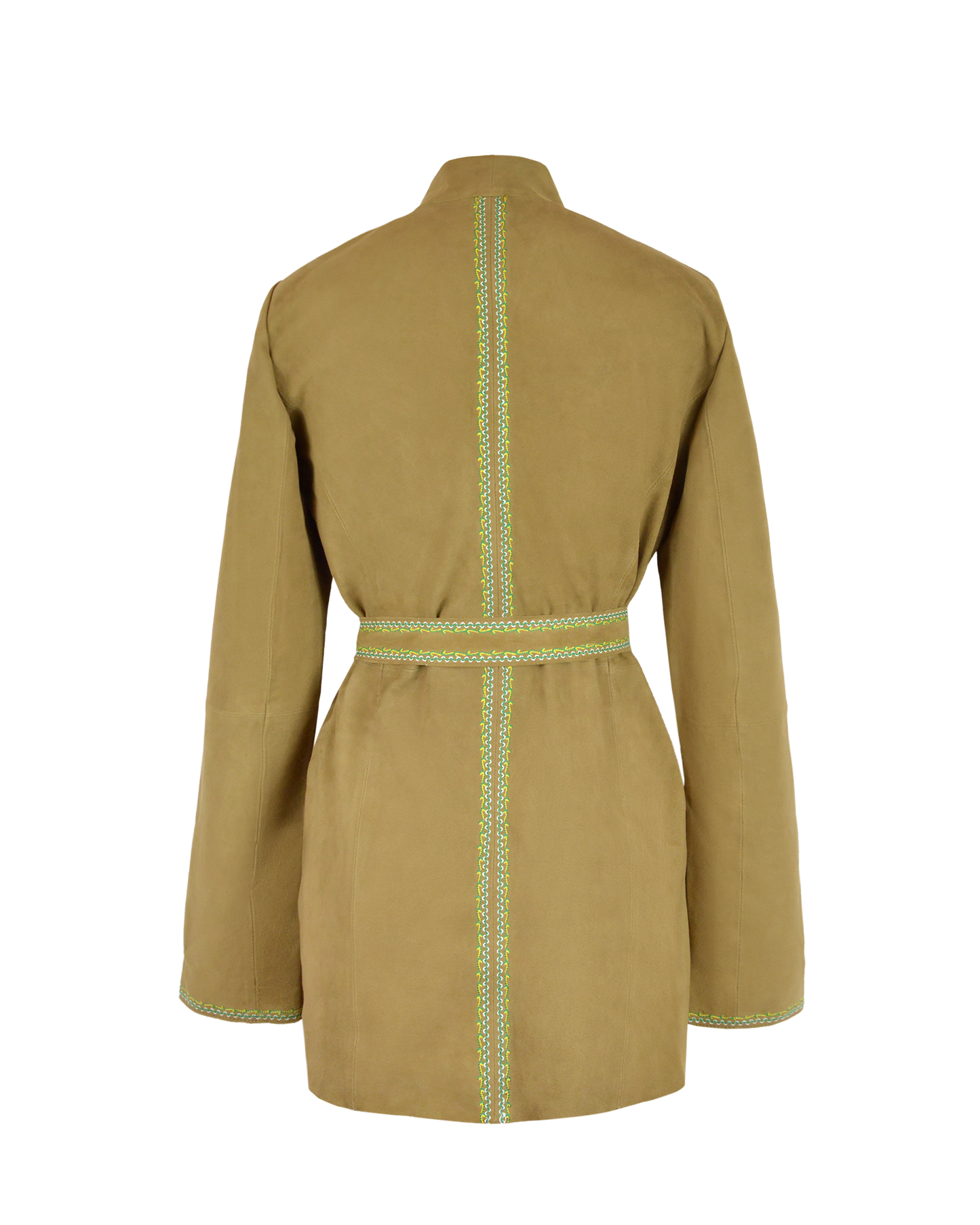 WILD SUEDE JACKET - OLIVE