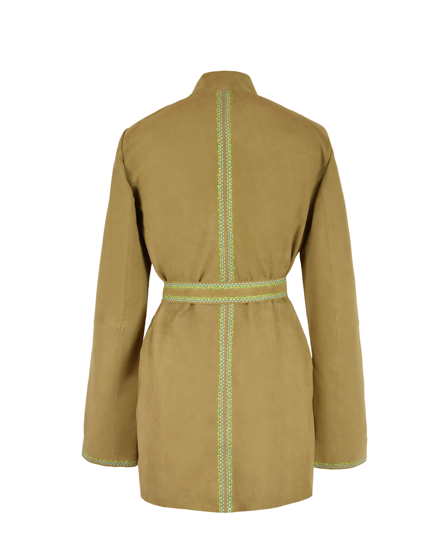 WILD SUEDE JACKET - OLIVE