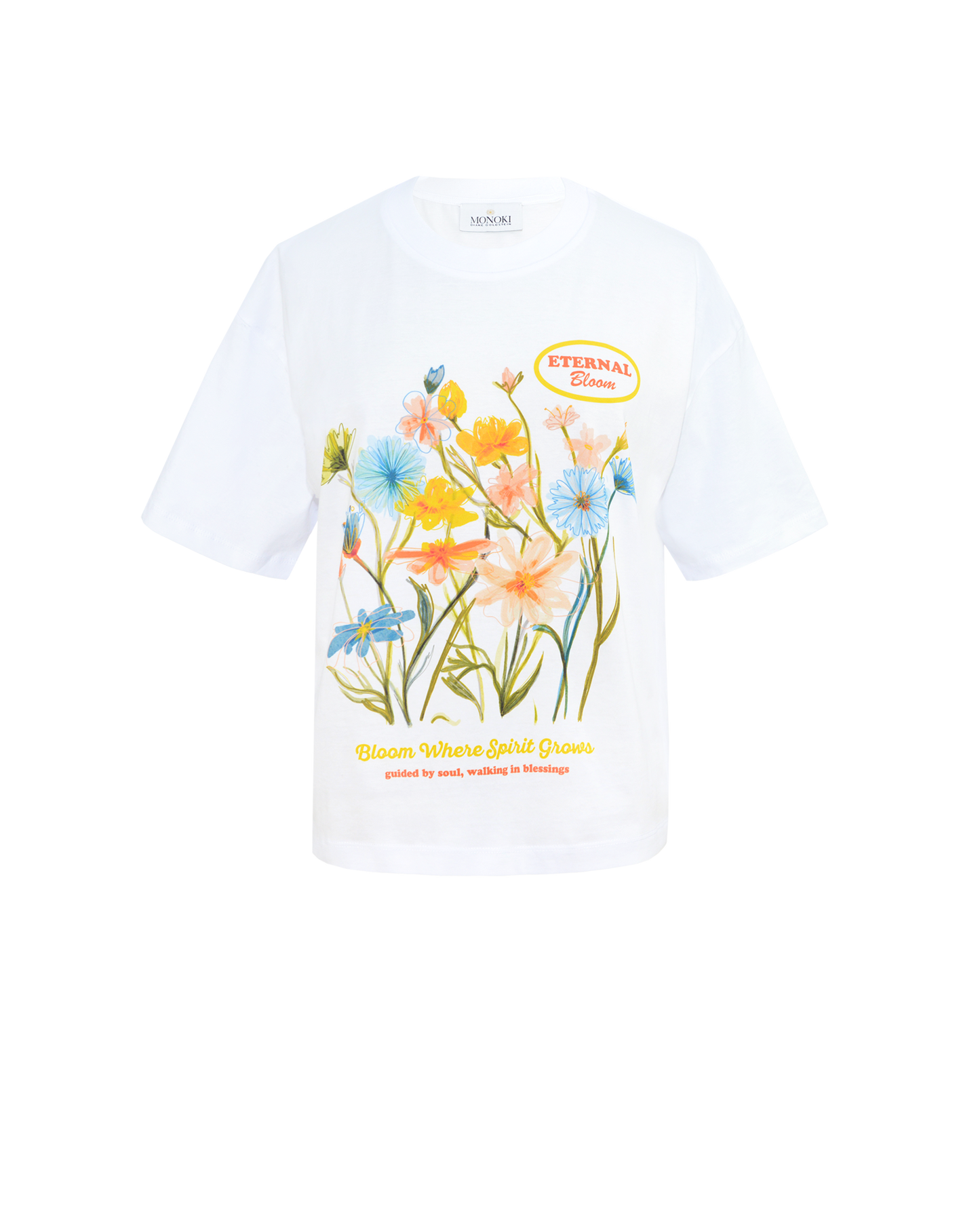 ETERNAL BLOOM TEE - WHITE