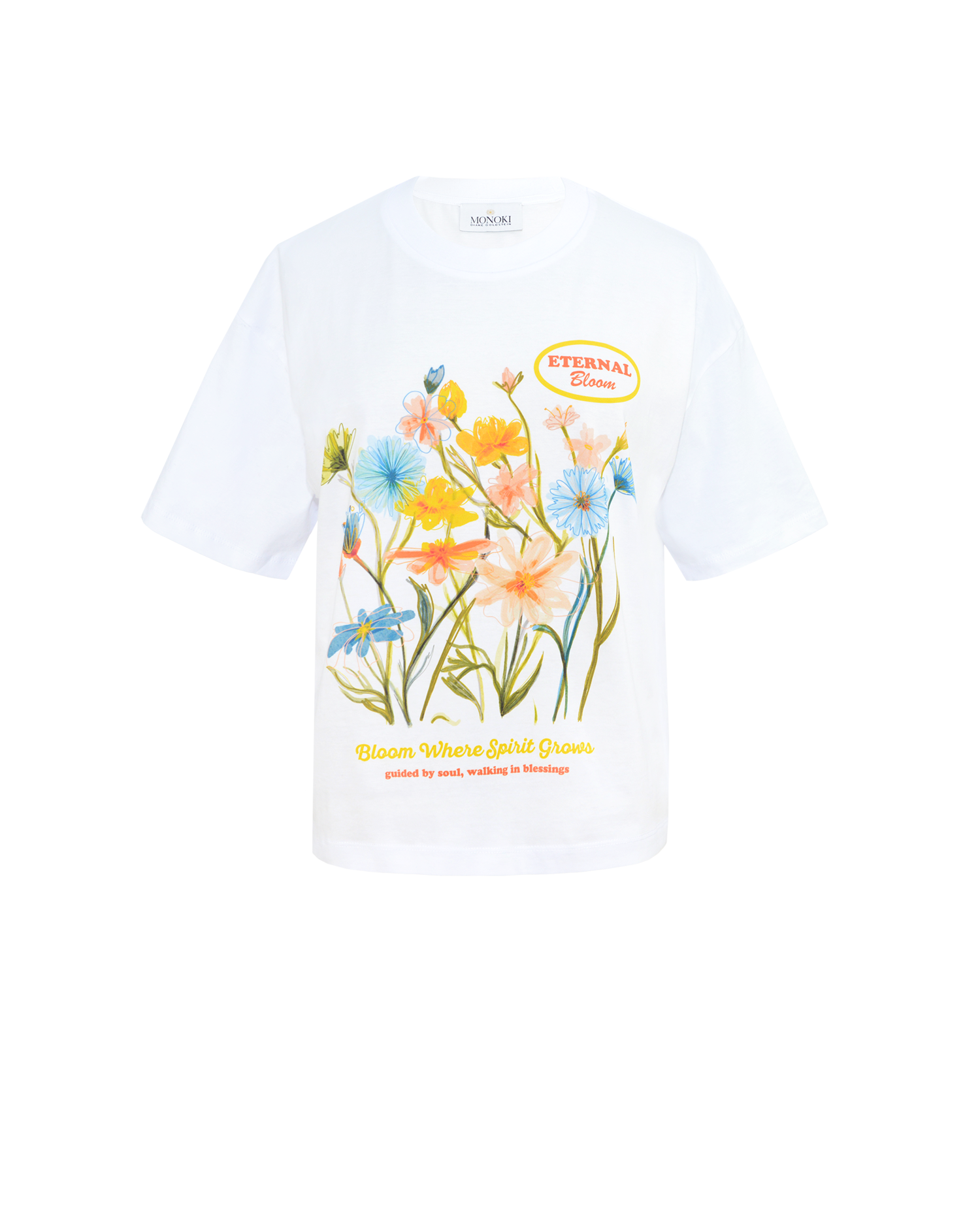 ETERNAL BLOOM TEE - WHITE