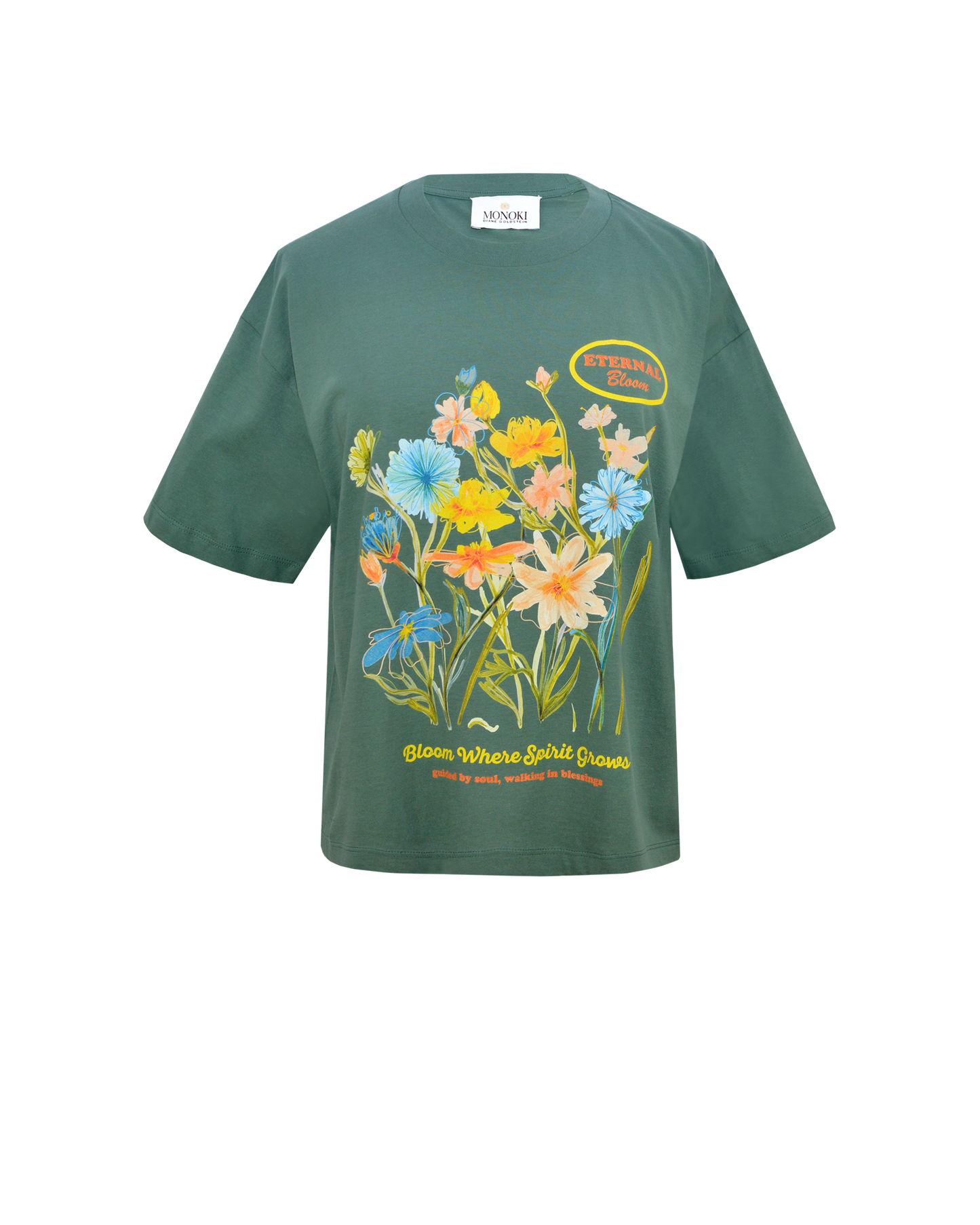 ETERNAL BLOOM TEE - KHAKI