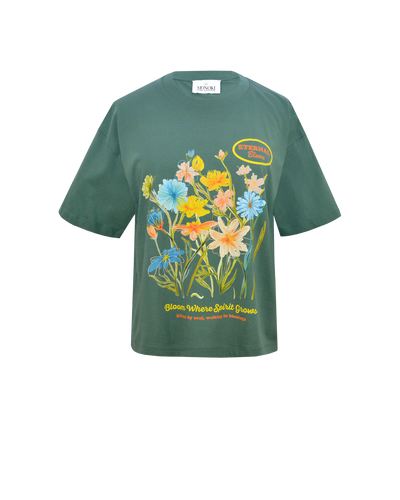 ETERNAL BLOOM TEE - KHAKI