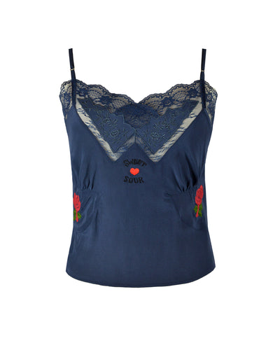 MADONNA TOP - NAVY