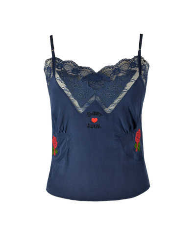 MADONNA TOP - NAVY