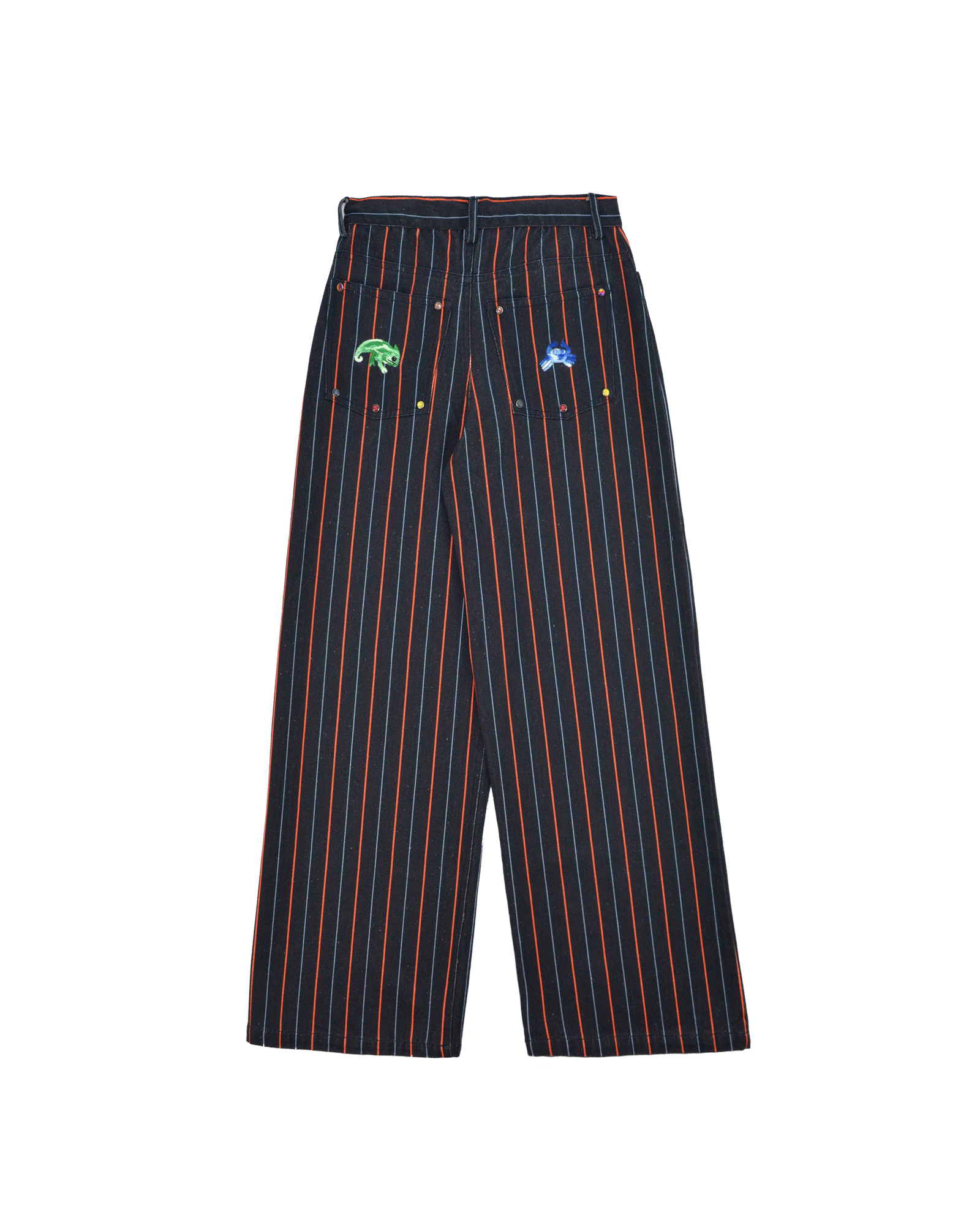 VEGAS PANTS - NAVY/ ORANGE