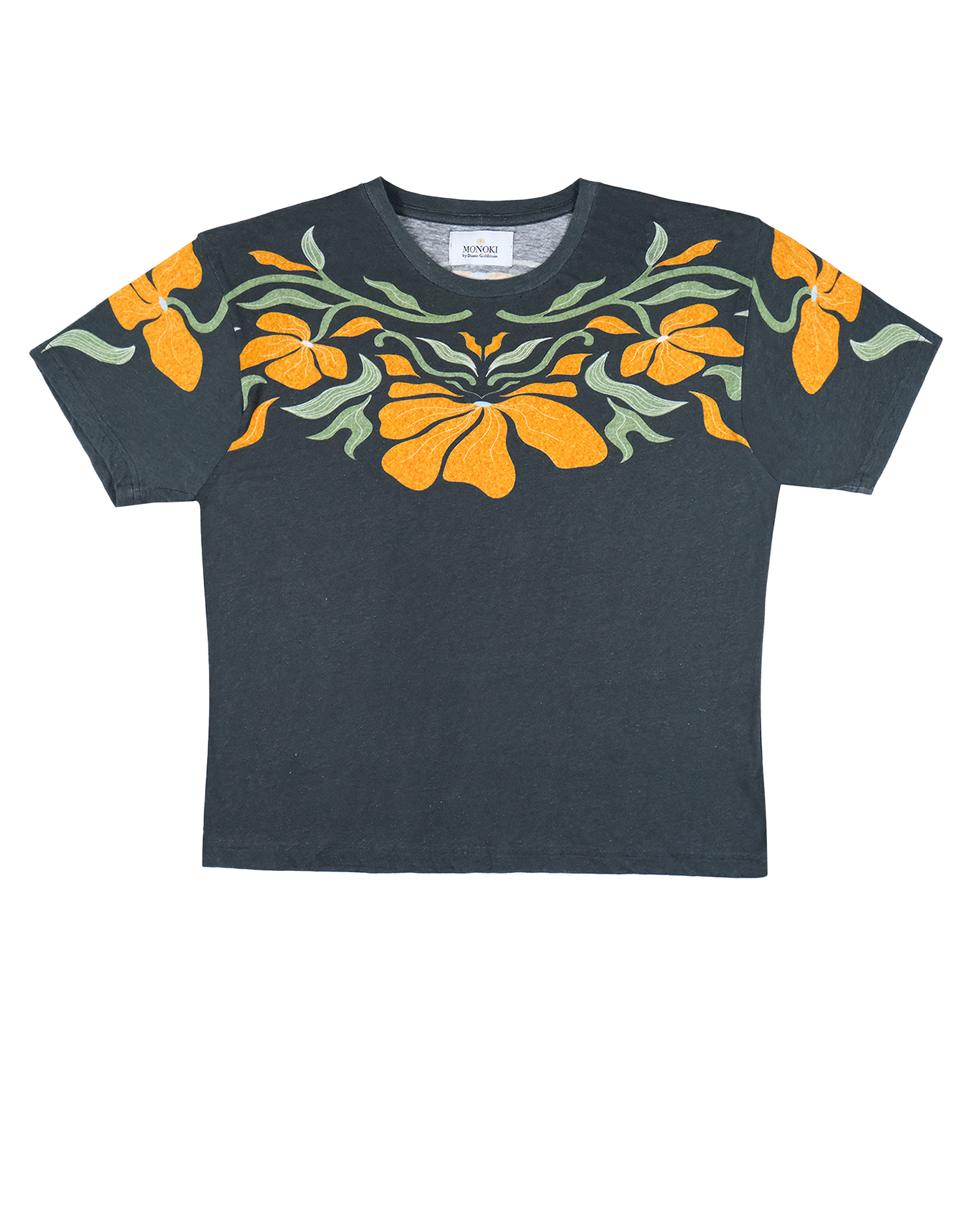 BLOOM TEE SHIRT - ANTHRACITE