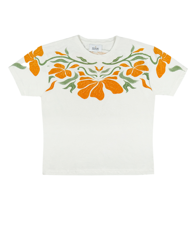 BLOOM TEE SHIRT - OFF WHITE