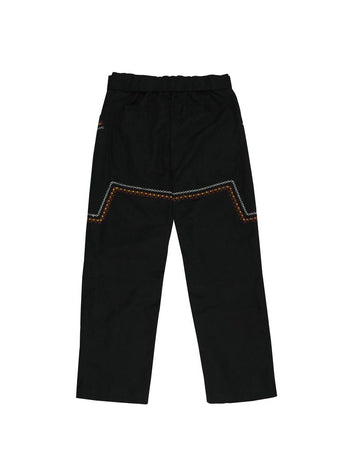 BHUTAN COTTON BLACK PANTS