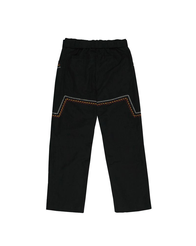 BHUTAN COTTON BLACK PANTS