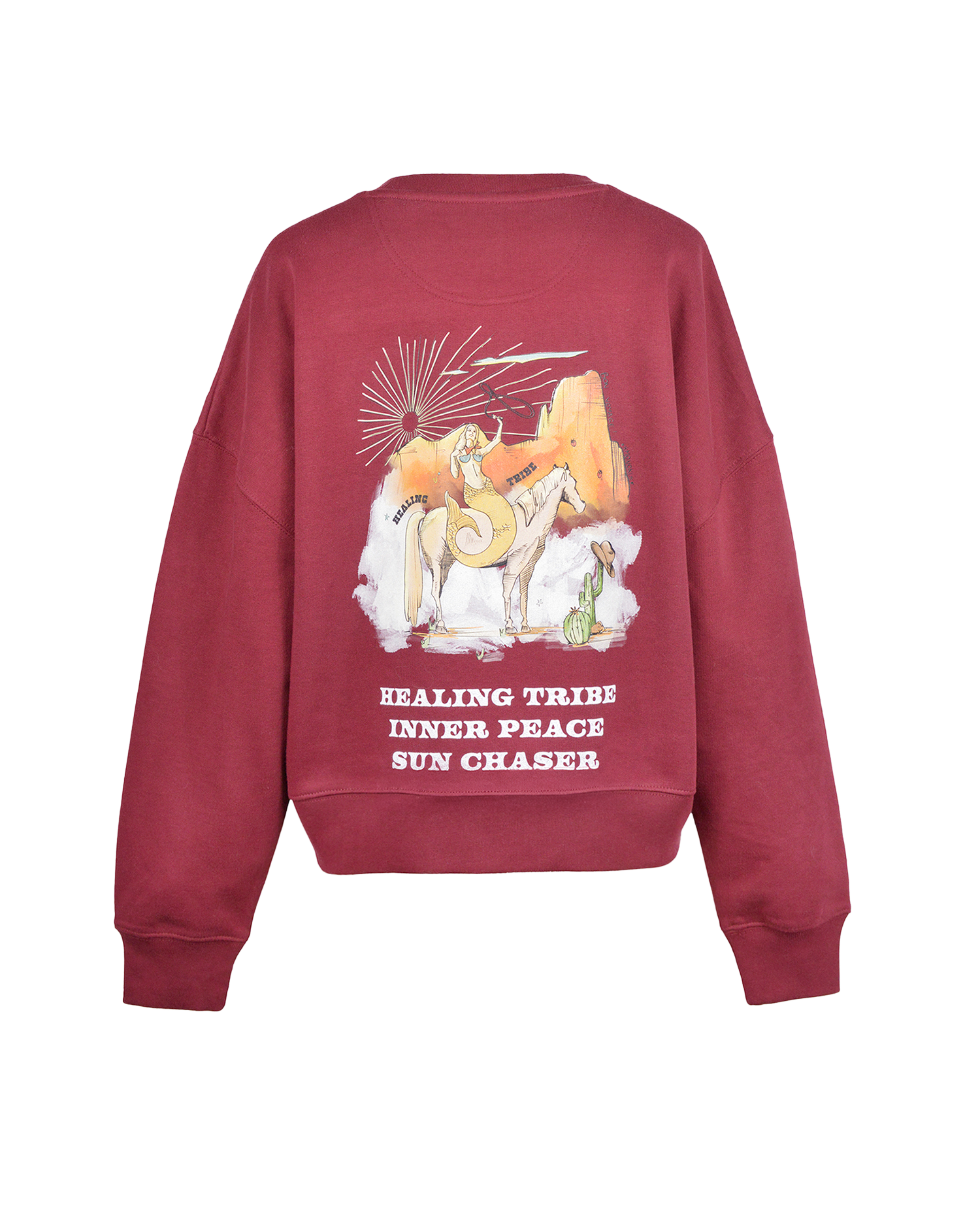 CANYON SWEATSHIRT - BURGUNDY