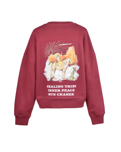 CANYON SWEATSHIRT - BURGUNDY