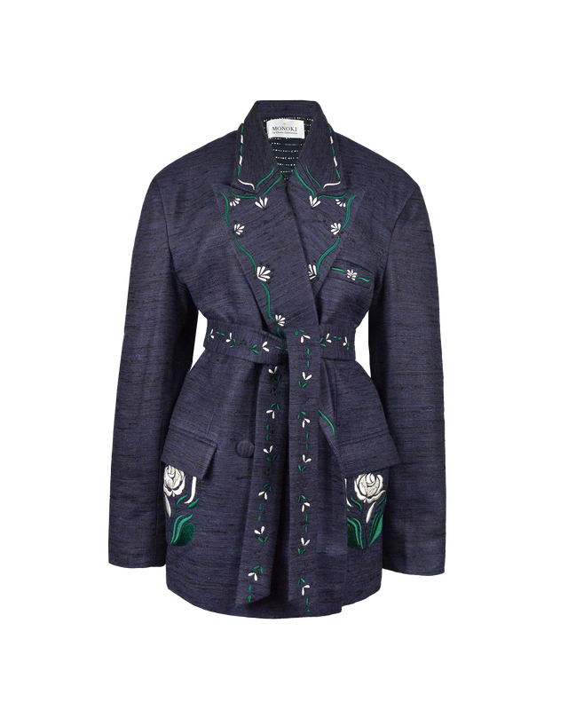 CHLOE BLAZER JACKET - NAVY