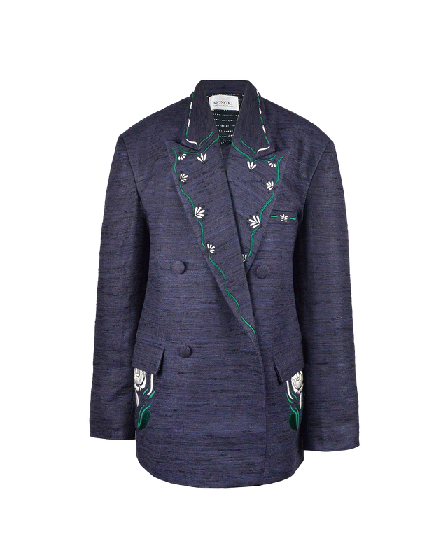 CHLOE BLAZER JACKET - NAVY