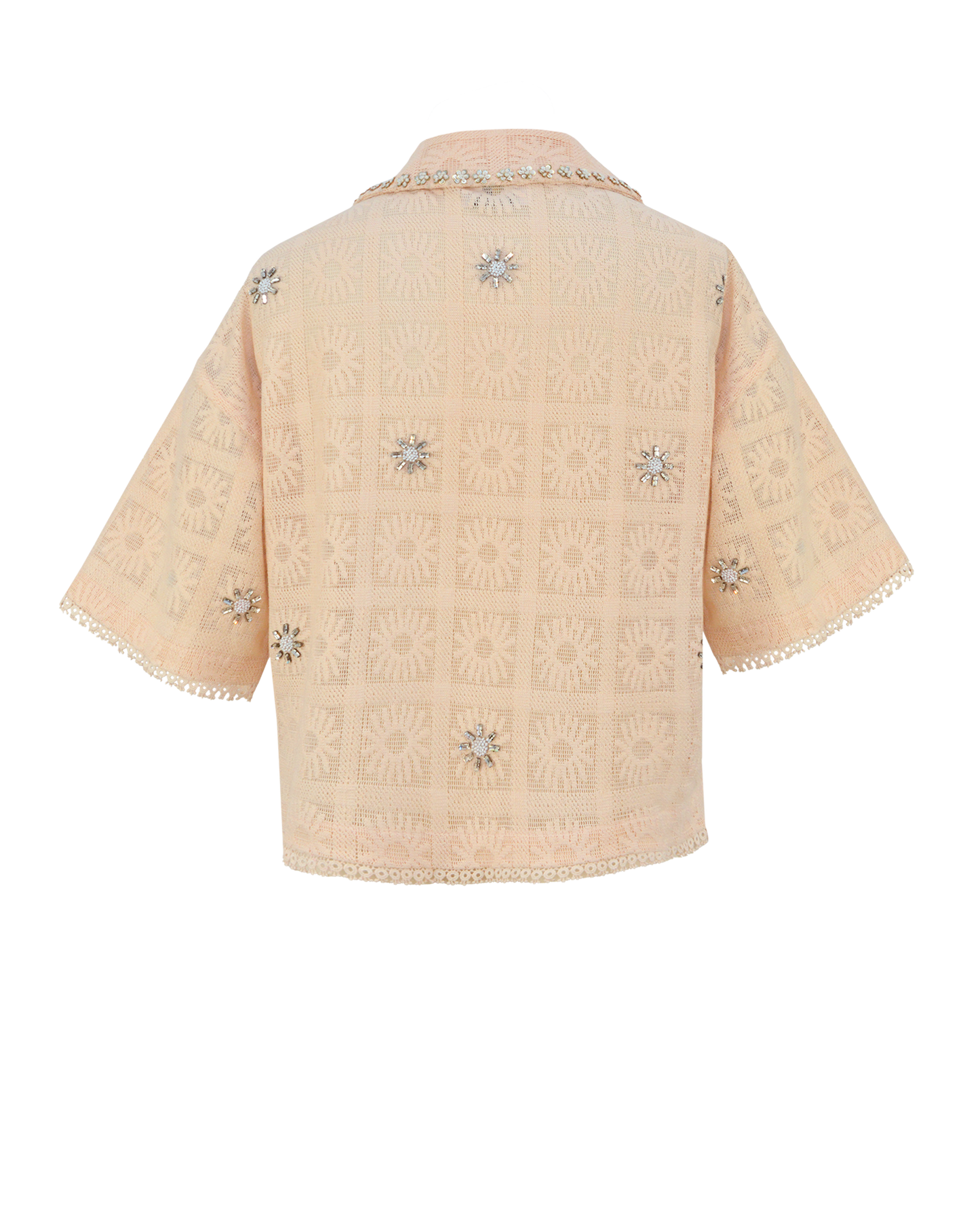 CRYSTAL SHIRT - NUDE