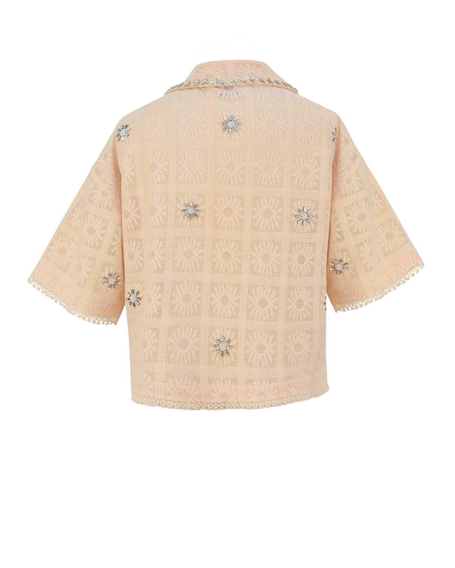 CRYSTAL SHIRT - NUDE