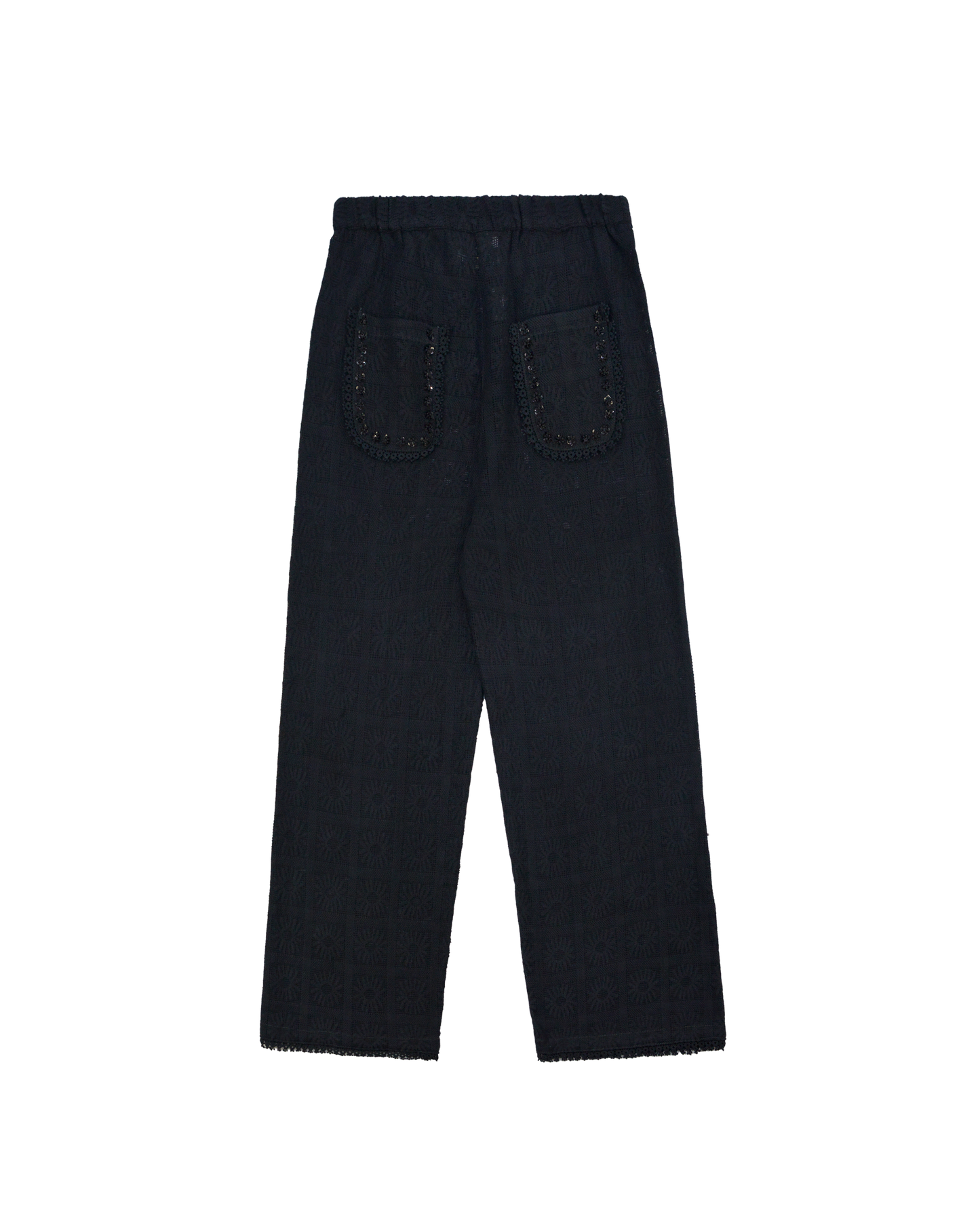CRYSTAL PANTS - BLACK