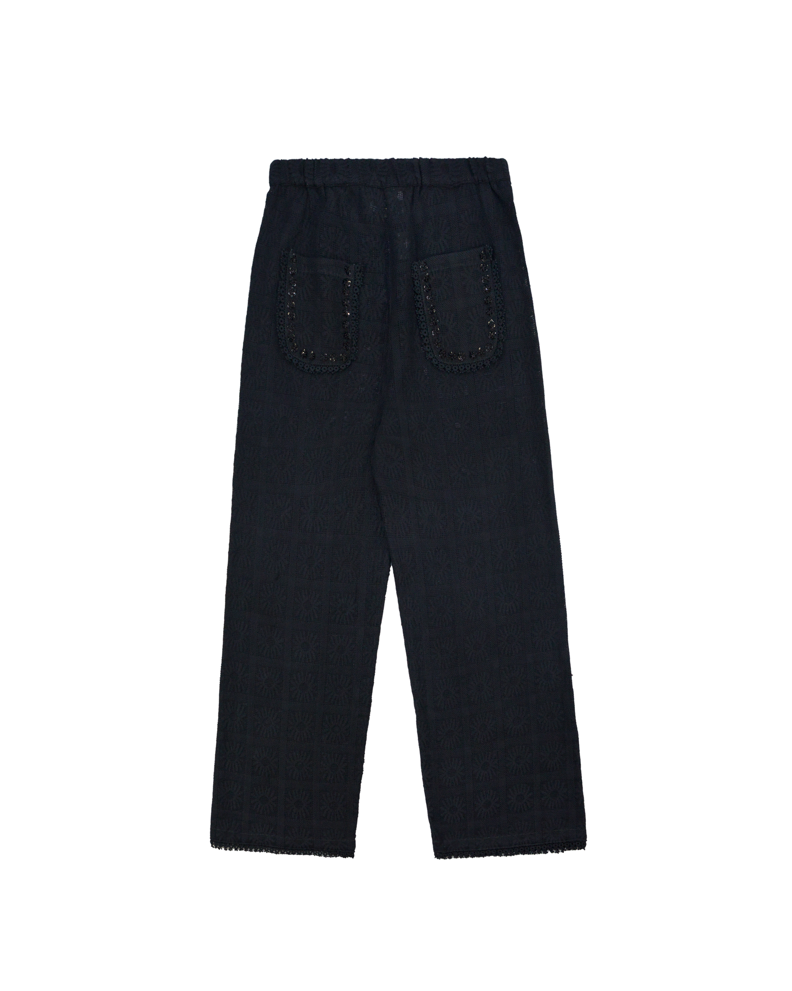 CRYSTAL PANTS - BLACK