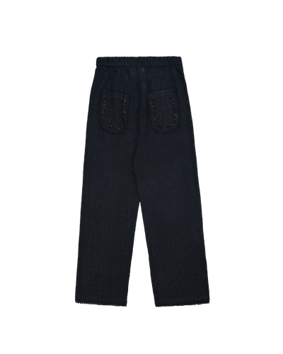 CRYSTAL PANTS - BLACK