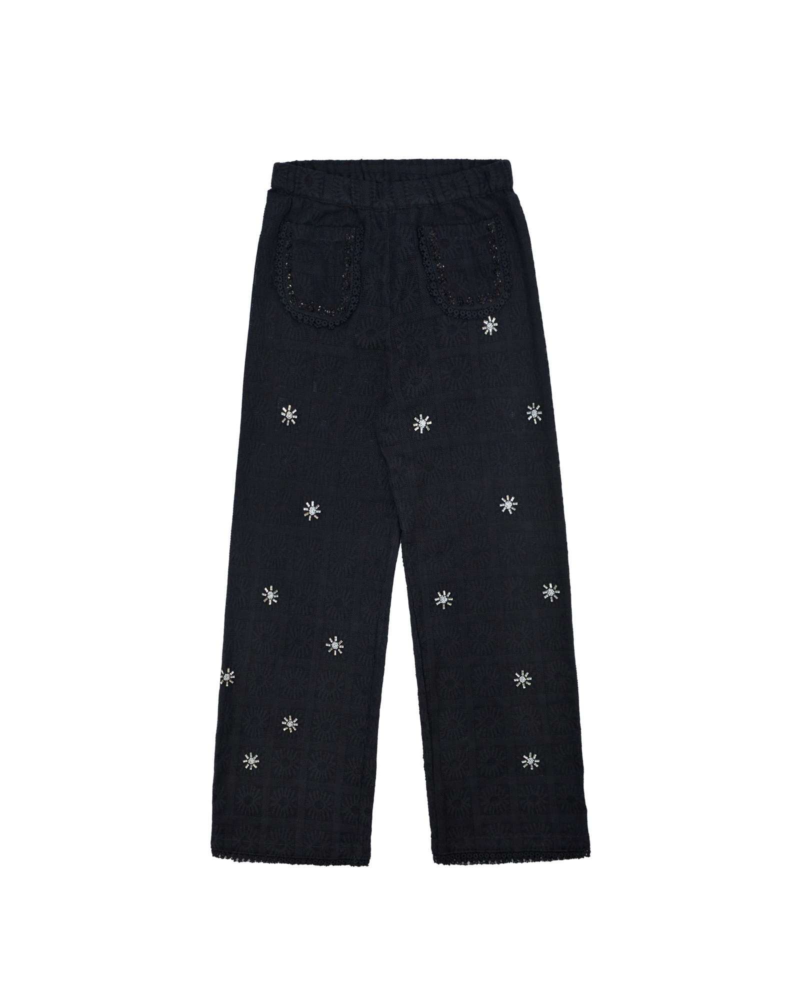 CRYSTAL PANTS - BLACK