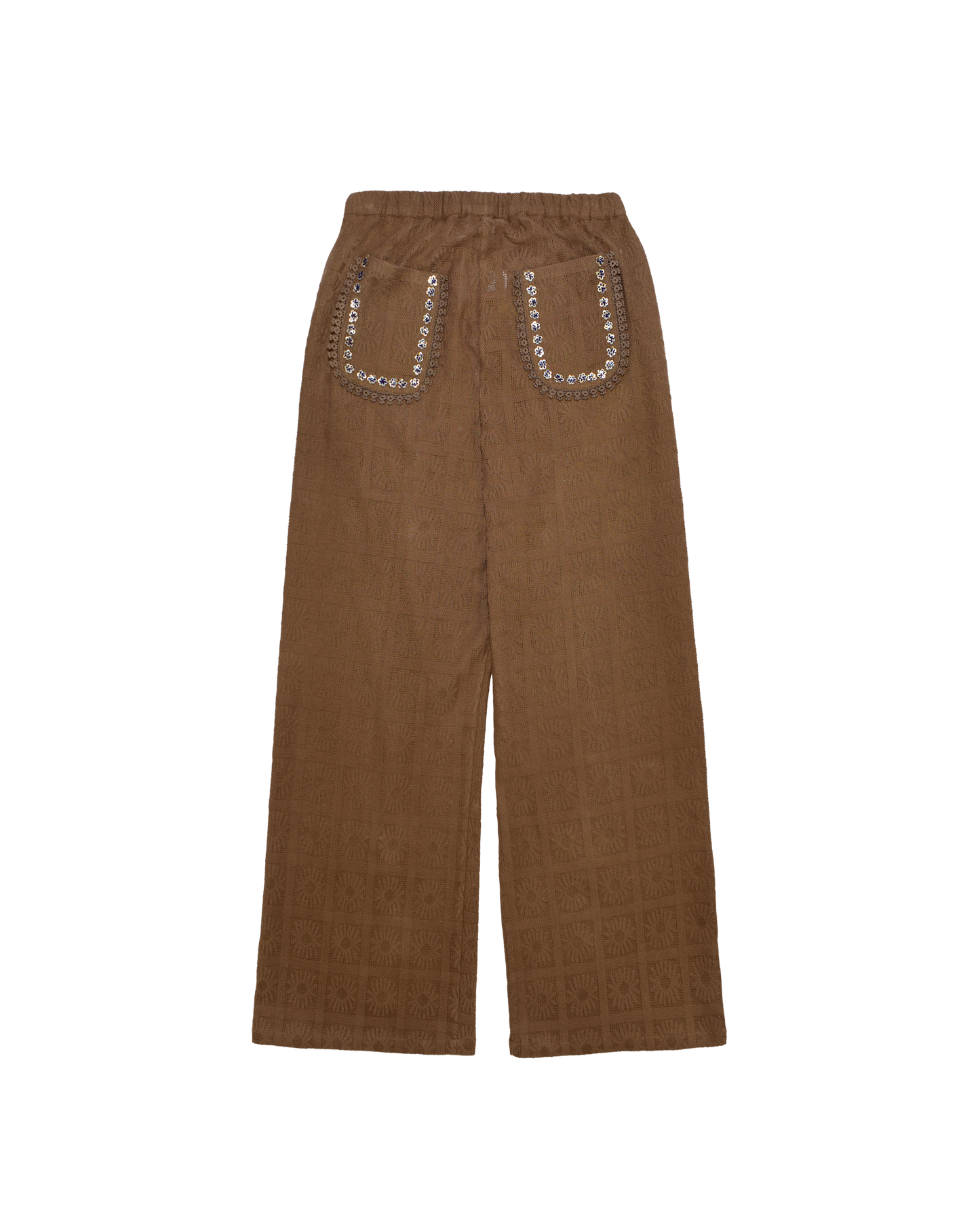 CRYSTAL PANTS - BROWN