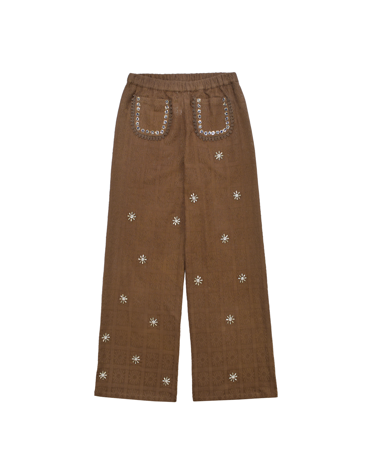 CRYSTAL PANTS - BROWN