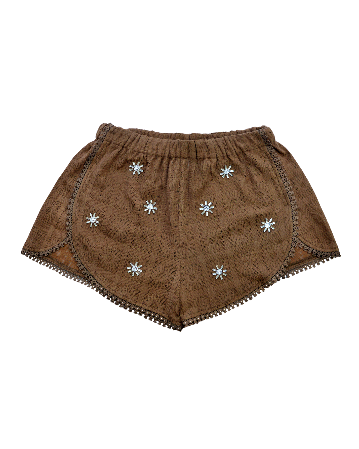 CRYSTAL SHORTS - BROWN