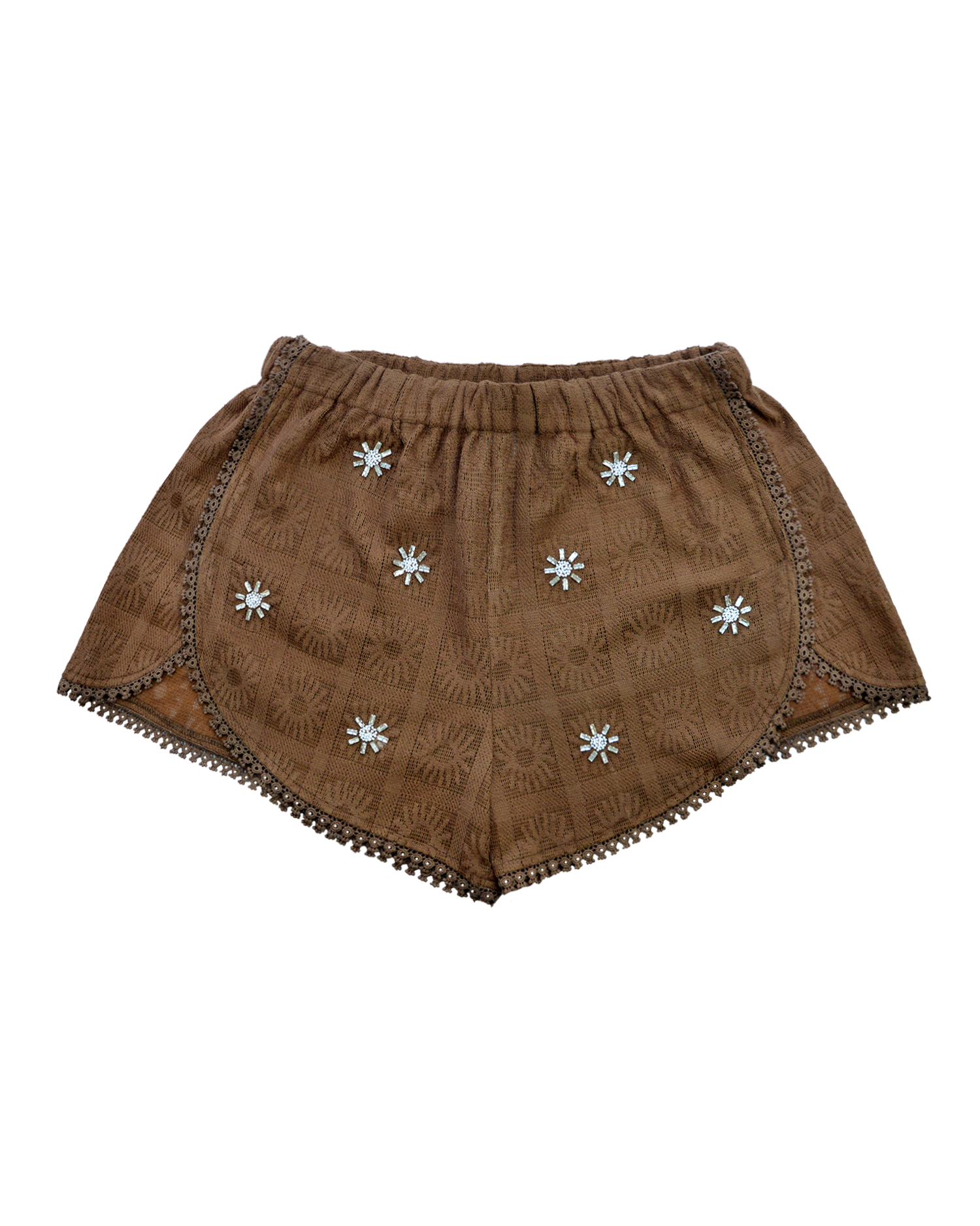 CRYSTAL SHORTS - BROWN