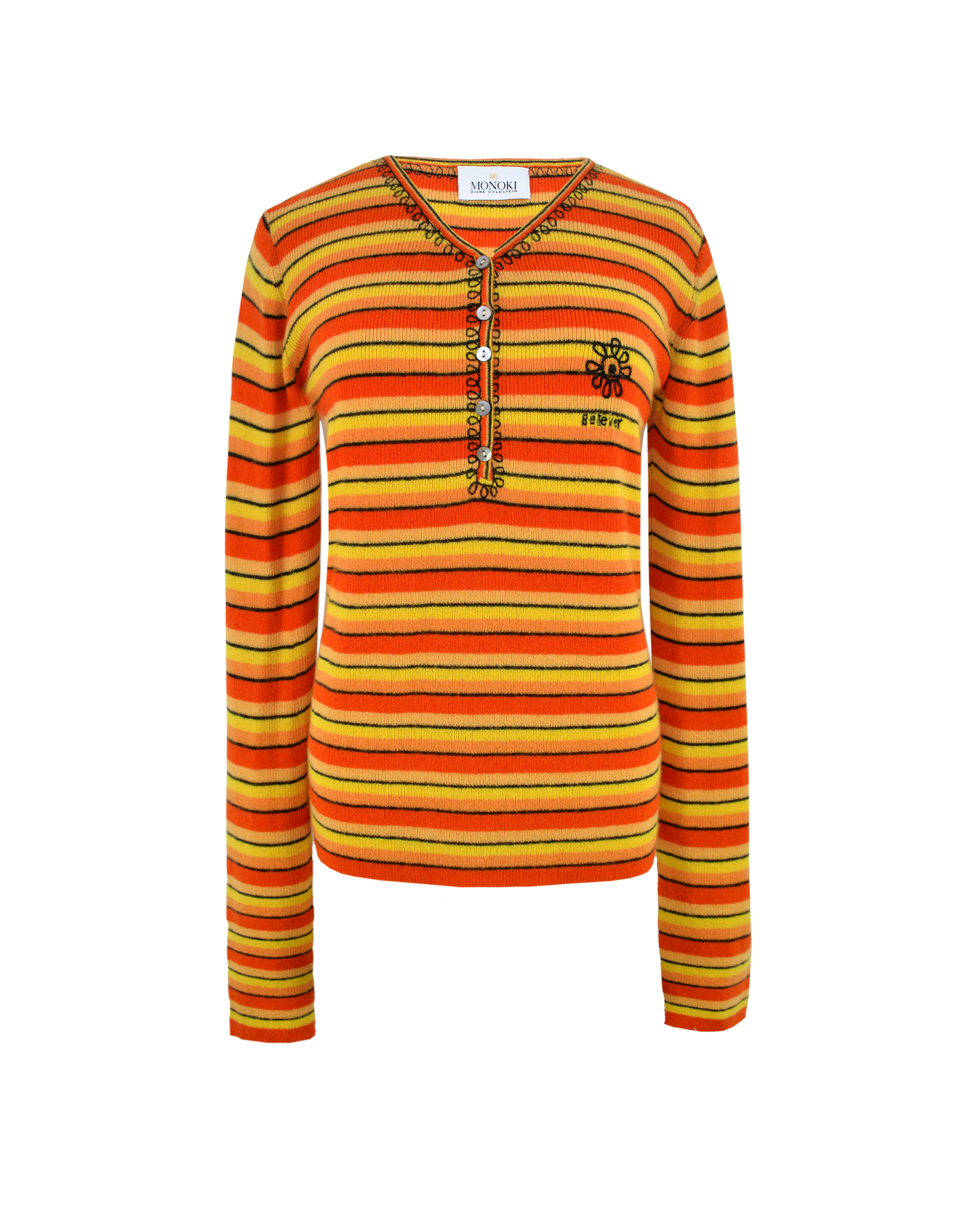 CUTIE SWEATER - ORANGE/ YELLOW