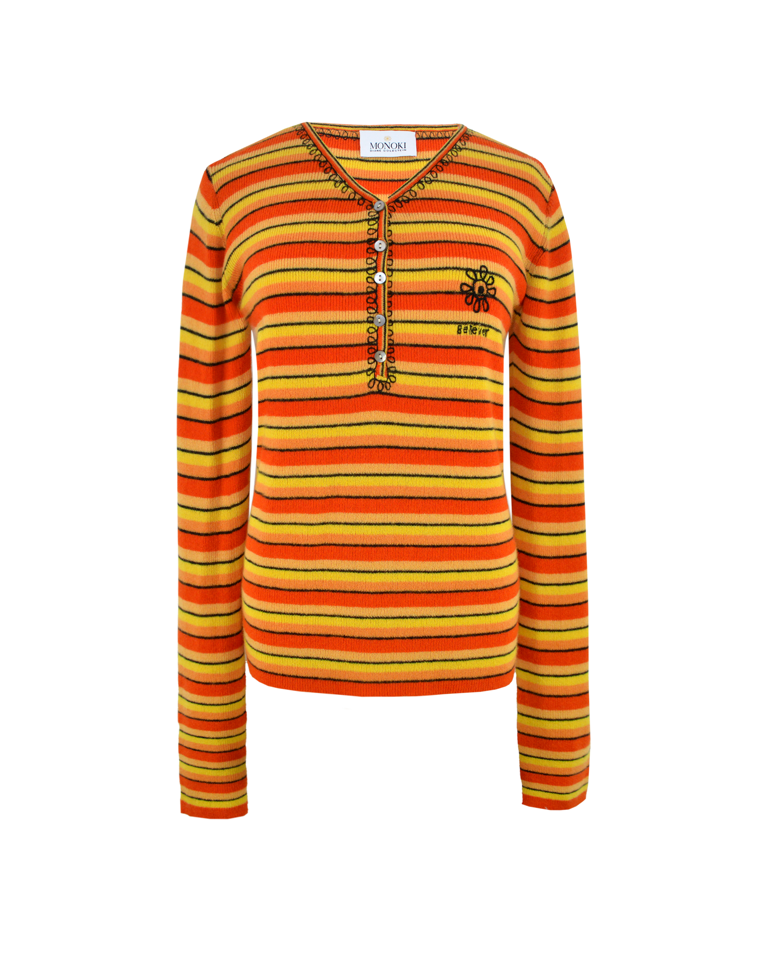 CUTIE SWEATER - ORANGE/ YELLOW