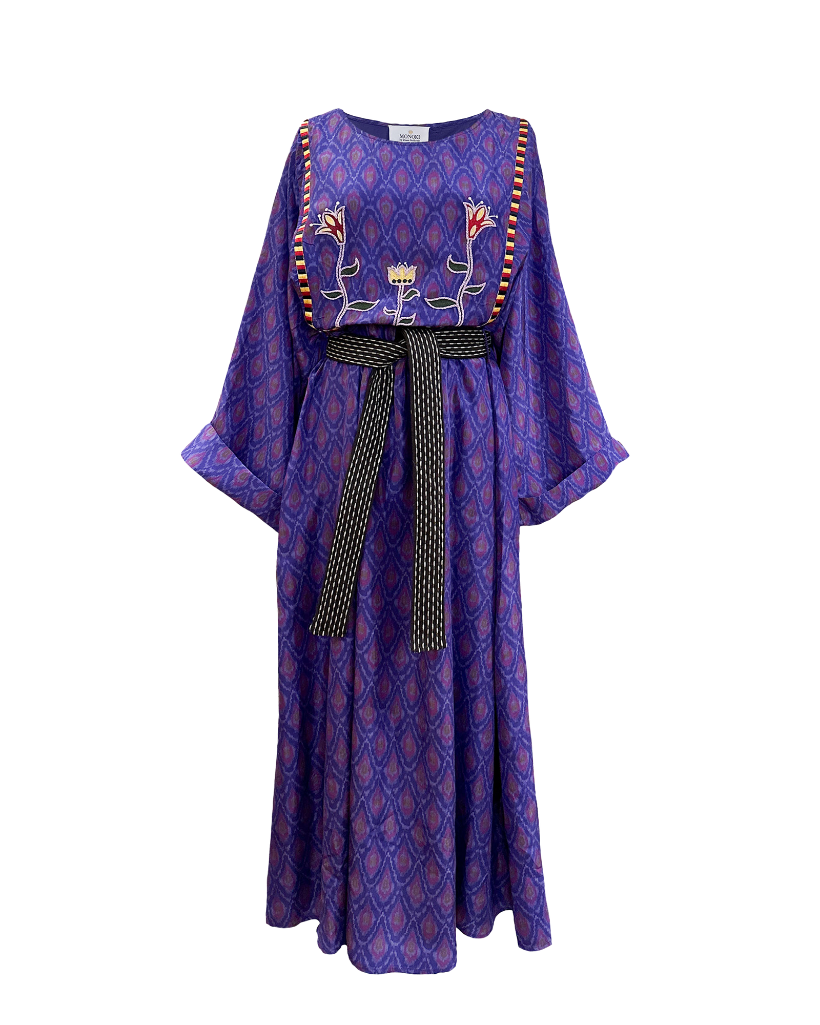 DEVA PURPLE SILK DRESS