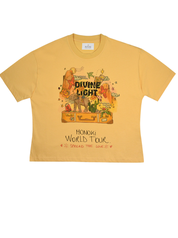 DIVINE LIGHT TEE - CORAL