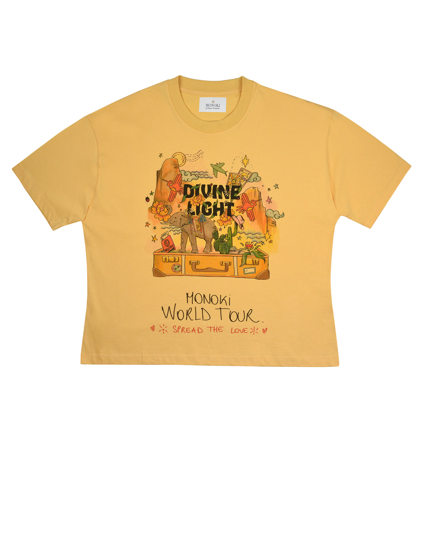 DIVINE LIGHT TEE - CORAL