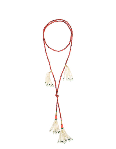 Double Tie Necklace