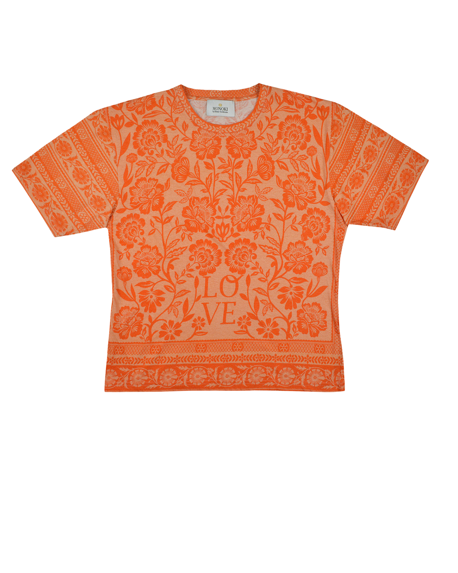 FLOWER BOMB TEE - CORAL