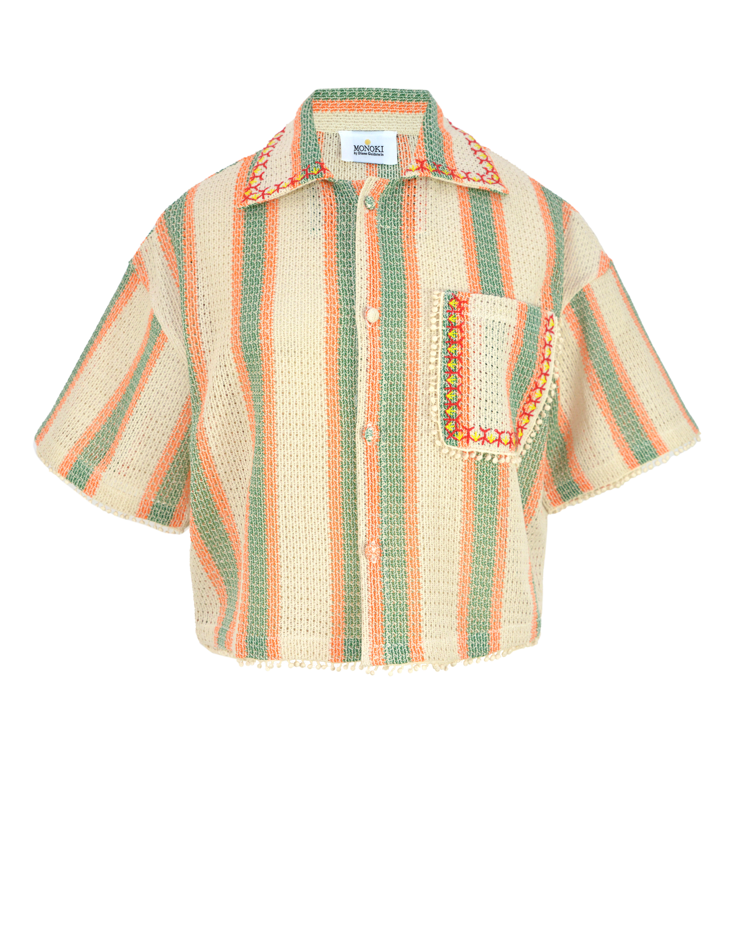 GELATO SHIRT - ORANGE/ GREEN