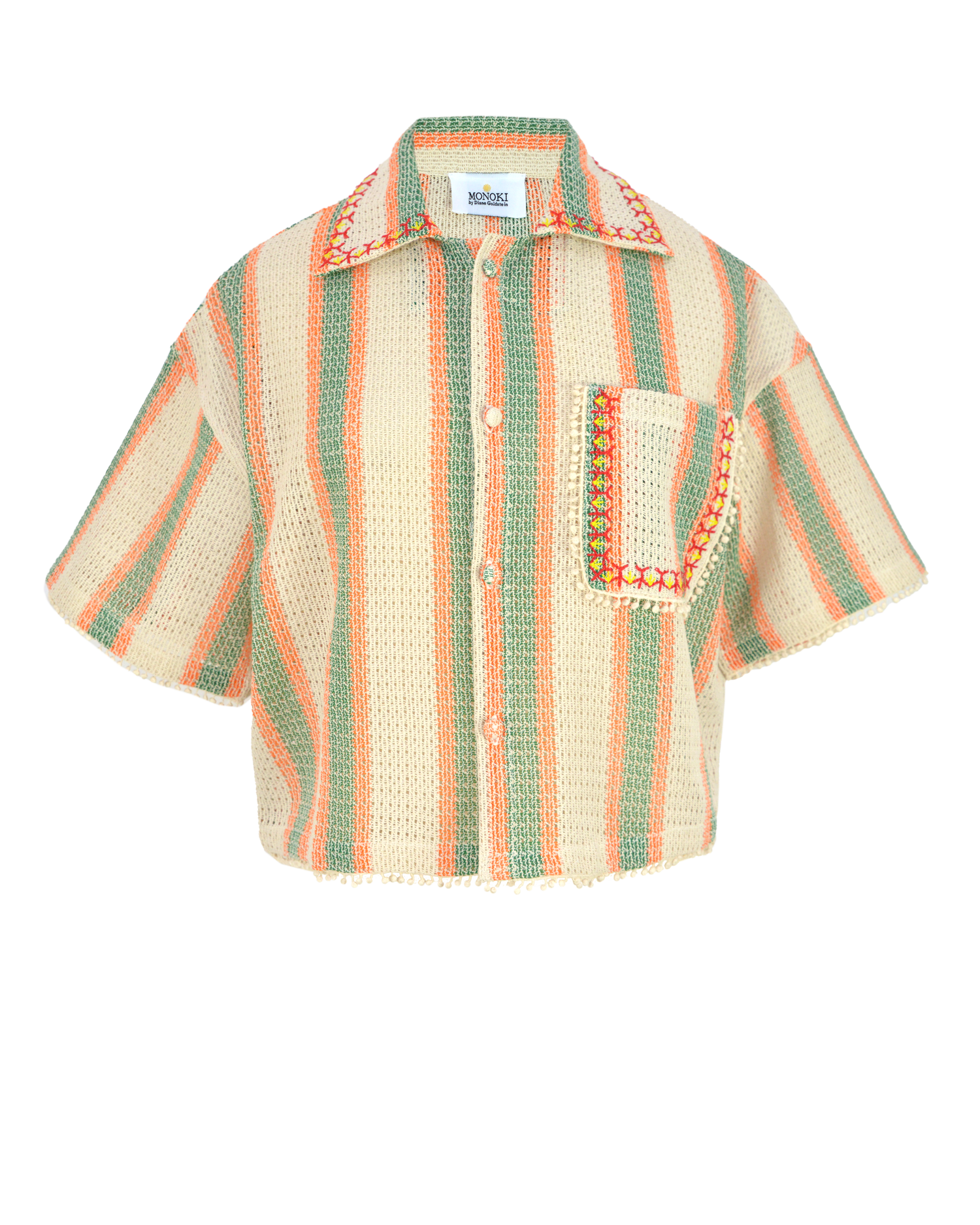 GELATO SHIRT - ORANGE/ GREEN