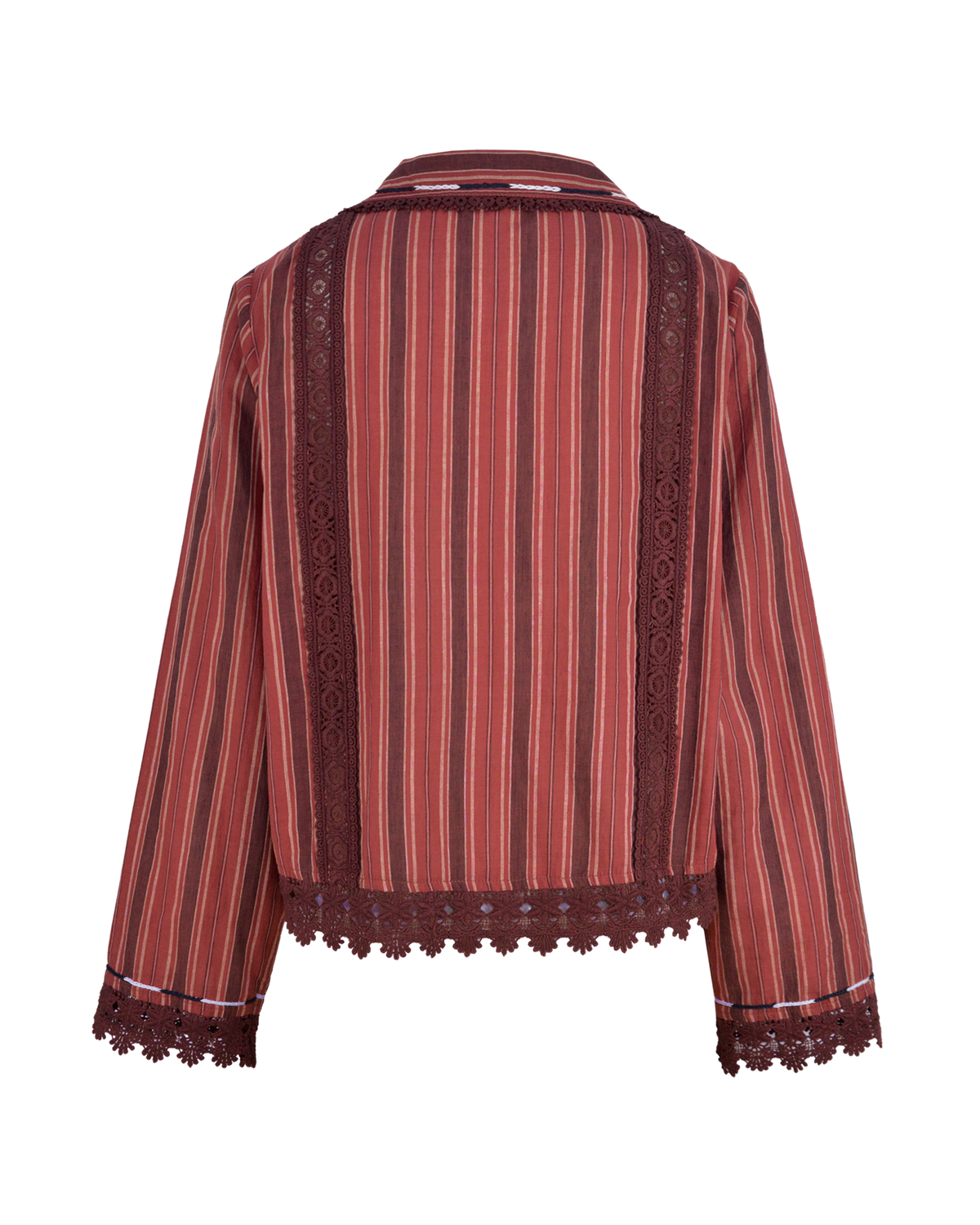 GLORIA SHIRT - BURGUNDY