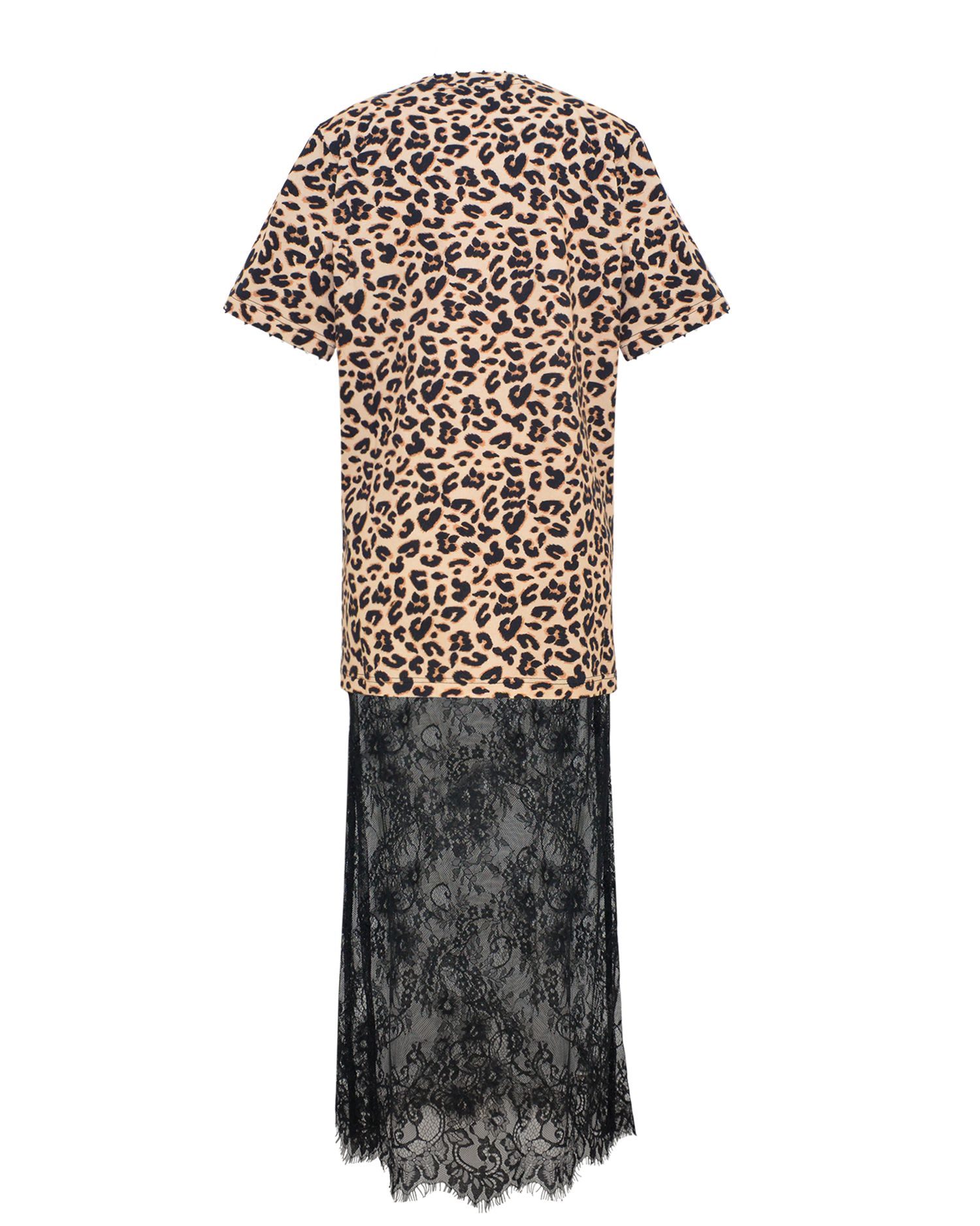 GODDESS DRESS LONG - LEO PRINT