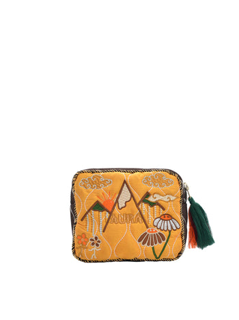 HEAL TEEN POUCH - CURRY & BEIGE