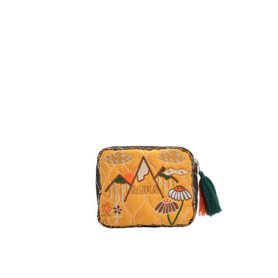 HEAL TEEN POUCH - CURRY & BEIGE