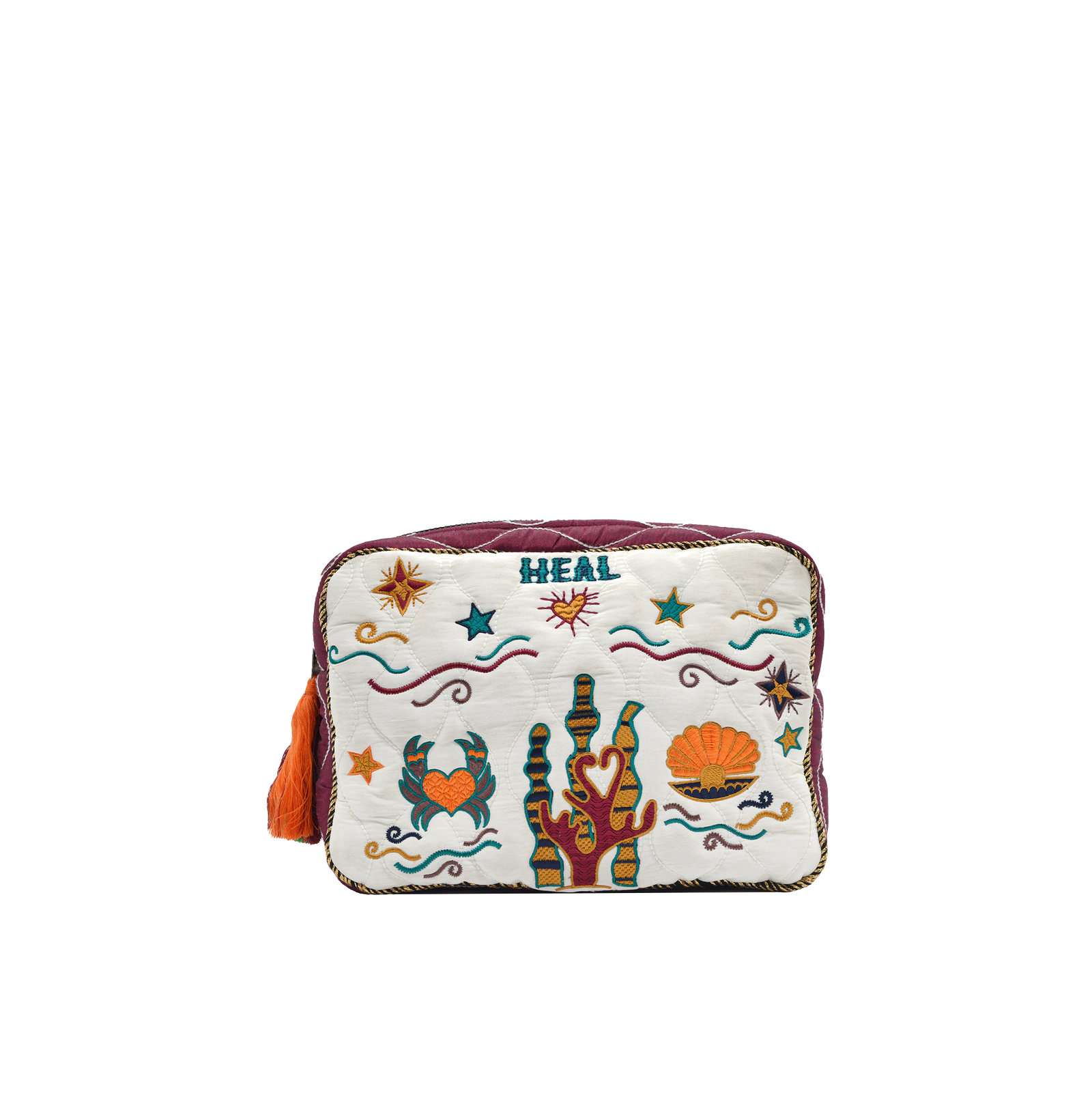 HEAL BIG POUCH - BLACK & WHITE