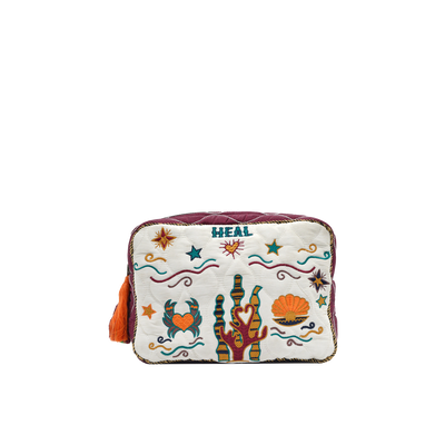 HEAL BIG POUCH - BLACK & WHITE