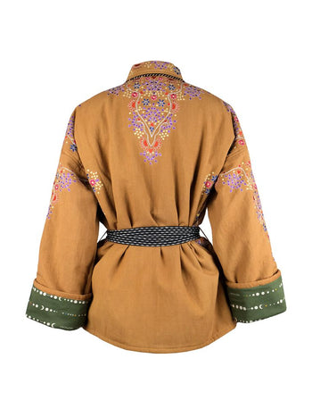 HOPE COTTON KIMONO CAMEL