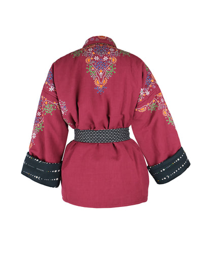 HOPE COTTON KIMONO PLUM