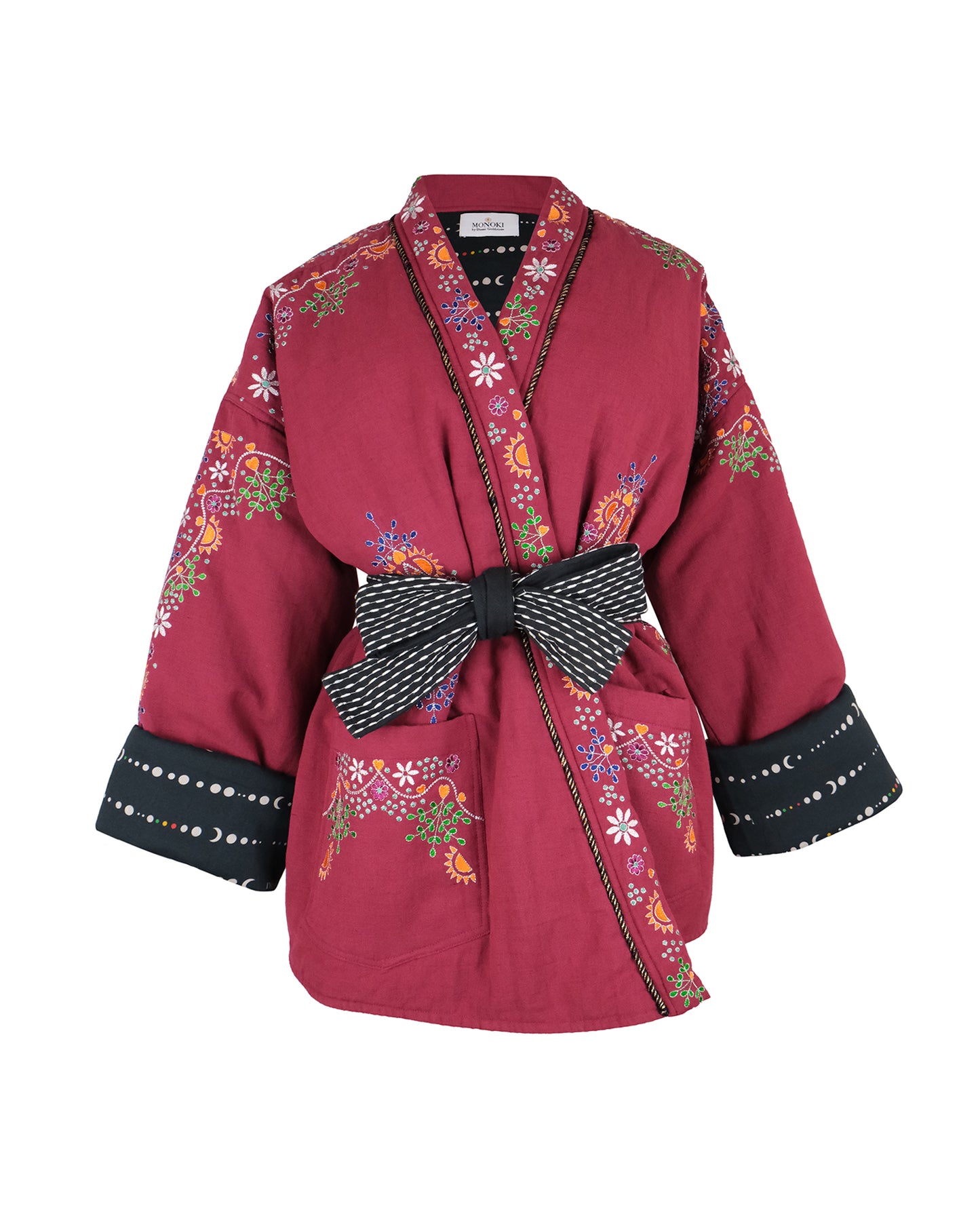 HOPE COTTON KIMONO PLUM