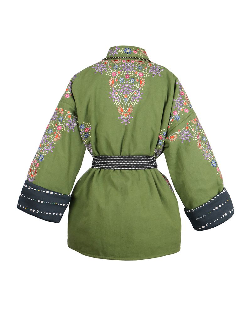 HOPE COTTON KIMONO KHAKI