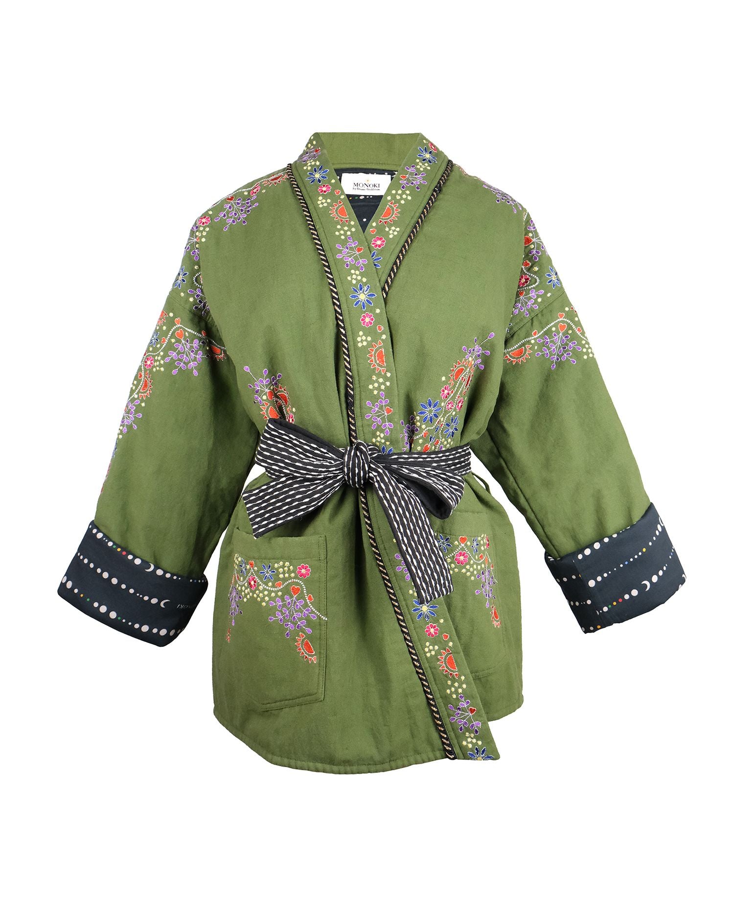 HOPE COTTON KIMONO KHAKI