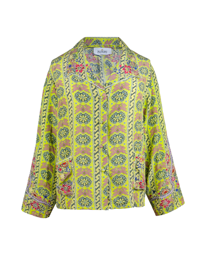 LINGERIE SHIRT PINEAPPLE - YELLOW