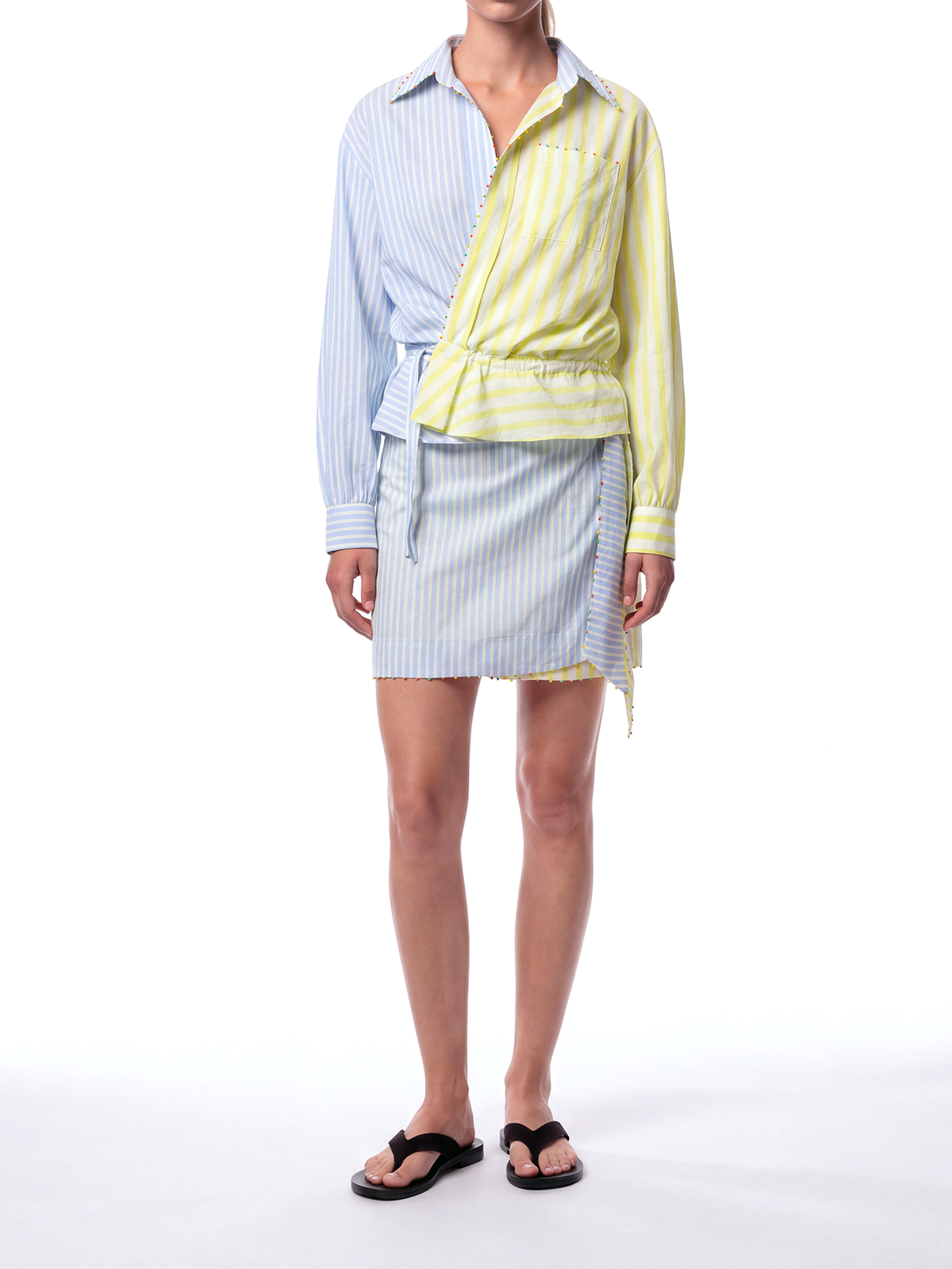 CLIFF SHIRT - YELLOW/ BLUE